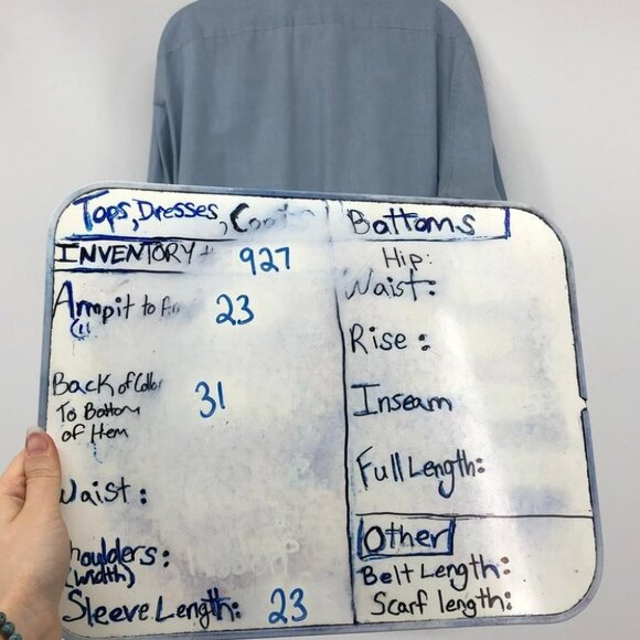 Van Heusen Light Blue Button Down Dress Shirt 32/33 - Picture 13 of 14